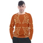 Abstract pattern geometric backgrounds   Men s Long Sleeve Raglan Tee