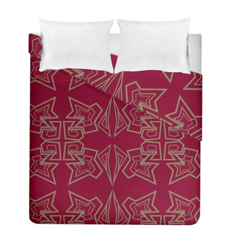 Abstract pattern geometric backgrounds   Duvet Cover Double Side (Full/ Double Size) from ArtsNow.com