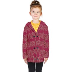 Kids  Double Breasted Button Coat 