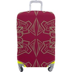 Abstract pattern geometric backgrounds   Luggage Cover (Large) from ArtsNow.com