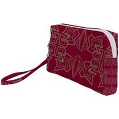 Abstract pattern geometric backgrounds   Wristlet Pouch Bag (Small) from ArtsNow.com