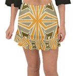 Abstract pattern geometric backgrounds   Fishtail Mini Chiffon Skirt