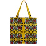 Abstract pattern geometric backgrounds   Zipper Grocery Tote Bag