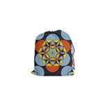Abstract pattern geometric backgrounds   Drawstring Pouch (XS)