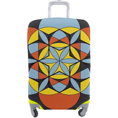 Abstract pattern geometric backgrounds   Luggage Cover (Large) from ArtsNow.com