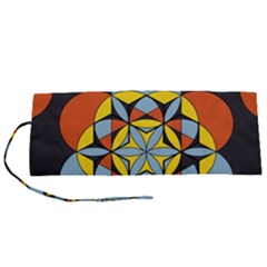 Abstract pattern geometric backgrounds   Roll Up Canvas Pencil Holder (S) from ArtsNow.com