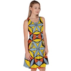 Knee Length Skater Dress With Pockets 