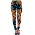 Abstract pattern geometric backgrounds   Lightweight Velour Leggings