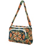 Abstract pattern geometric backgrounds   Front Pocket Crossbody Bag