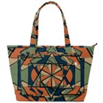 Abstract pattern geometric backgrounds   Back Pocket Shoulder Bag 