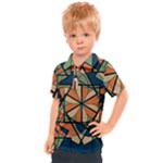 Abstract pattern geometric backgrounds   Kids  Polo Tee