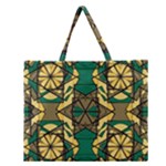 Abstract pattern geometric backgrounds   Zipper Large Tote Bag