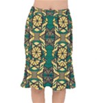 Abstract pattern geometric backgrounds   Short Mermaid Skirt