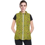 Floral pattern paisley style  Women s Puffer Vest