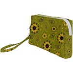 Floral pattern paisley style  Wristlet Pouch Bag (Small)