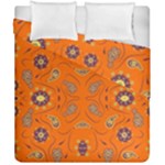 Floral pattern paisley style  Duvet Cover Double Side (California King Size)