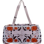 Floral folk damask pattern  Multi Function Bag