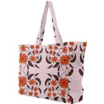 Floral folk damask pattern  Simple Shoulder Bag