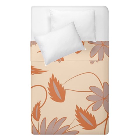 Folk flowers print Floral pattern Ethnic art Duvet Cover Double Side (Single Size) from ArtsNow.com