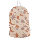 Folk flowers print Floral pattern Ethnic art Foldable Lightweight Backpack