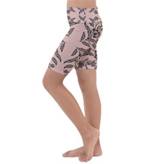 Kids  Lightweight Velour Cropped Yoga Leggings 