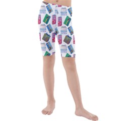 Kids  Mid Length Swim Shorts 