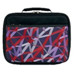 3d Lovely Geo Lines Vii Lunch Bag