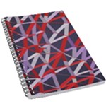 3d Lovely Geo Lines Vii 5.5  x 8.5  Notebook