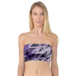 3d Lovely Geo Lines  Iv Bandeau Top
