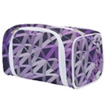 3d Lovely Geo Lines  Iv Toiletries Pouch