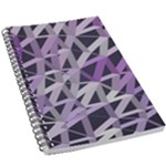 3d Lovely Geo Lines  Iv 5.5  x 8.5  Notebook