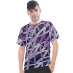 3d Lovely Geo Lines  Iv Men s Sport Top