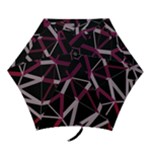 3d Lovely Geo Lines Iii Mini Folding Umbrellas