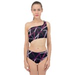 3d Lovely Geo Lines Iii Spliced Up Two Piece Swimsuit