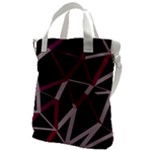 3d Lovely Geo Lines Iii Canvas Messenger Bag