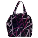 3d Lovely Geo Lines Iii Boxy Hand Bag
