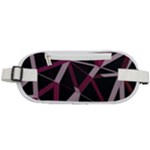 3d Lovely Geo Lines Iii Rounded Waist Pouch