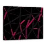 3D Lovely GEO Lines VIII Canvas 20  x 16  (Stretched)