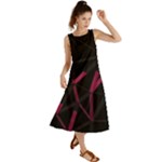 3D Lovely GEO Lines VIII Summer Maxi Dress