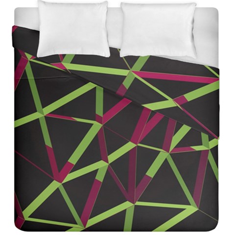 3D Lovely GEO Lines X Duvet Cover Double Side (King Size) from ArtsNow.com