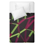 3D Lovely GEO Lines X Duvet Cover Double Side (Single Size)