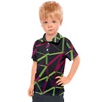 3D Lovely GEO Lines X Kids  Polo Tee