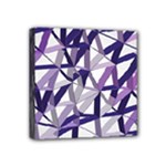 3D Lovely GEO Lines X Mini Canvas 4  x 4  (Stretched)