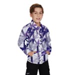 3D Lovely GEO Lines X Kids  Windbreaker