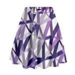 3D Lovely GEO Lines X High Waist Skirt