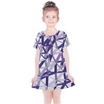 3D Lovely GEO Lines X Kids  Simple Cotton Dress