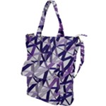 3D Lovely GEO Lines X Shoulder Tote Bag