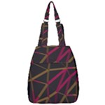 3D Lovely GEO Lines XI Center Zip Backpack