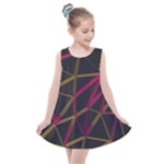 3D Lovely GEO Lines XI Kids  Summer Dress