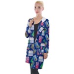 New Year Gifts Hooded Pocket Cardigan